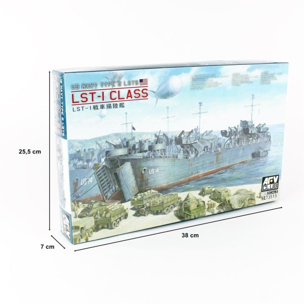 AFV Club SE73515 US WW2 LST-1 Class Çıkartma Gemisi - Görsel 5