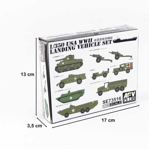 AFV Club SE73516 US WW2 Çıkartma Gemisi Araç Seti - Görsel 5