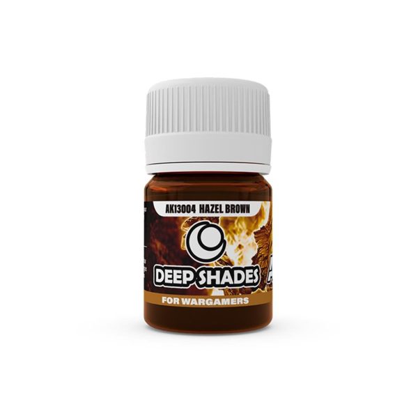 AK 13004 Deep Shade 30ml. Hazel Brown