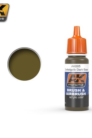 AK 005 17ml. Dunkelgelb Dark Base Model Boyası