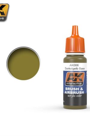 AK 006 17 ml. Dunkelgelb Base Model Boyası