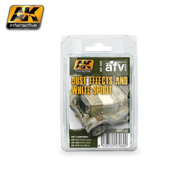 AK 060 3x35 ml. Toz Efektleri ve Beyaz İspirto