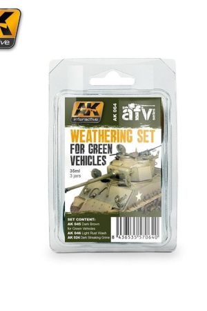 AK 064 3x35 ml. Yeşil Araçlar Aşınma Efekti