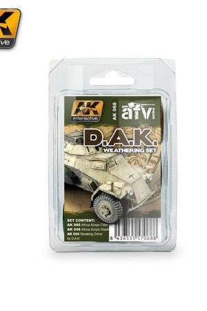 AK 068 3x35 ml. Afrika Korps Weathering