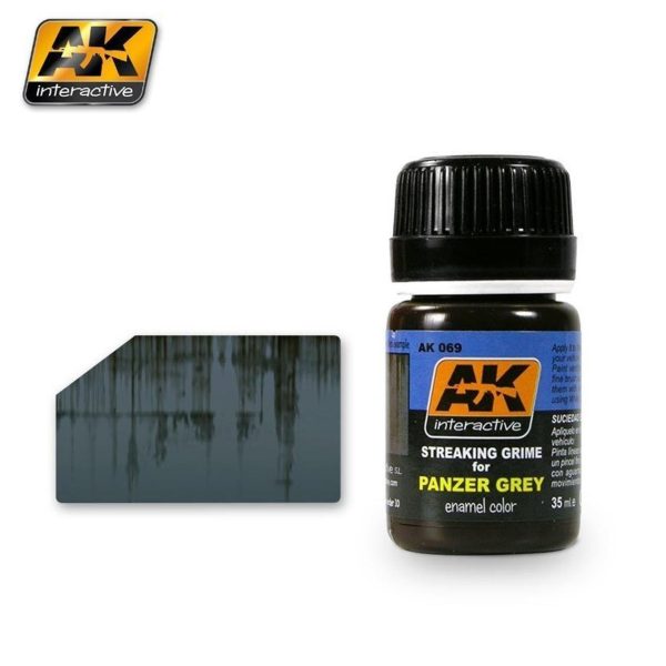 AK 069 35 ml. Panzer Grey Çizgi Kiri Efekti