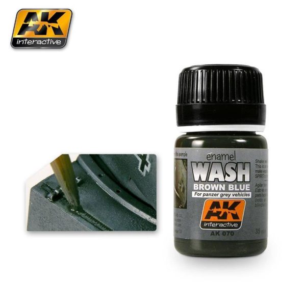 AK 070 35 ml. Panzer Grey Eskitme Efekti