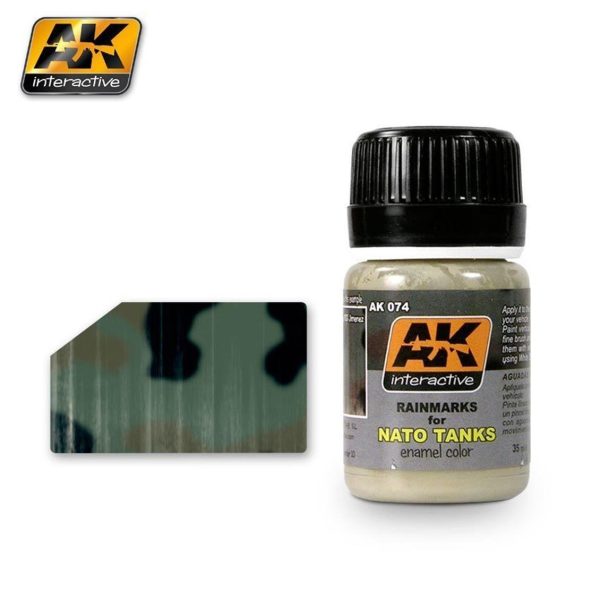 AK 074 35 ml. NATO Araçları Yağmur İzi Efekti