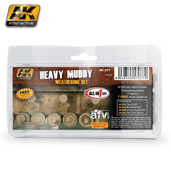 AK 077 4x35 ml. Yoğun Çamur Efekti