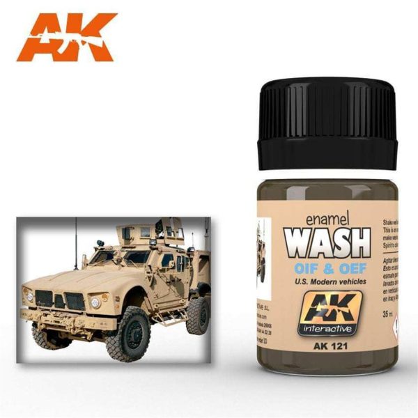 AK 121 35 ml. OIF&OEF ABD Araçları Eskitme Efekti