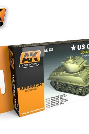 AK 131 6x17 ml. Zeytin Yeşili Astar Modülasyon Seti