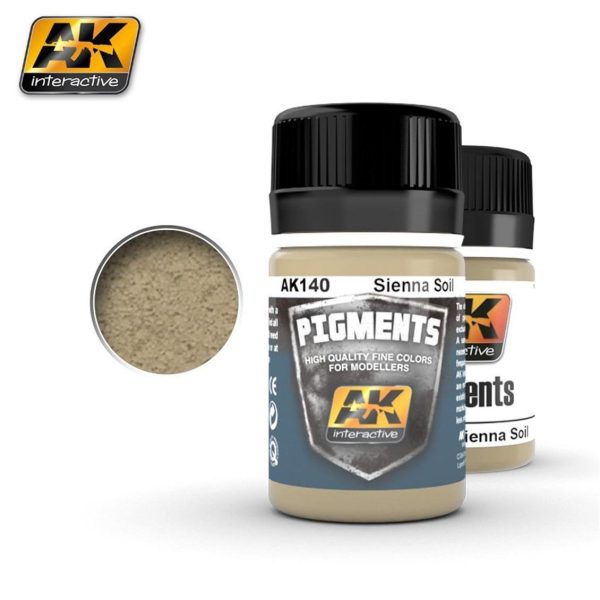 AK 140 35 ml. Sienna Soil Pigment