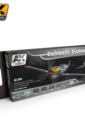 AK 2001 8x17 ml. Luftwaffe-1 Kamuflaj Renkleri