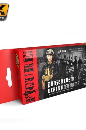 AK 3001 6x17 ml. Tank Mürettebatı Siyah Üniforma Renkleri