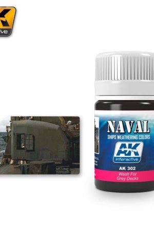 AK 302 35 ml. Gri Güverteler Eskitme Efekti