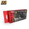 AK 3060 Waffen SS İlkbahar/Yaz Kamuflaj Renkleri Model Boyası Seti 6x17ml