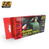 AK 3140 Alman Yeşilimsi Gri Üniforma Renkleri Model Boyası Seti 6x17ml