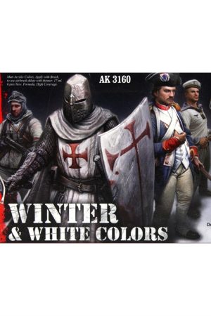 AK 3160 Kış & Beyaz Renk Tonları Model Boyası Seti
