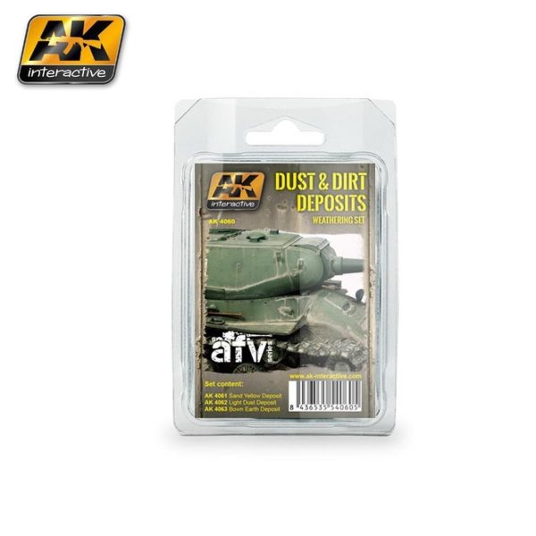AK 4060 3x35 ml. Toz ve Kir Tortuları Eskitme Efekti
