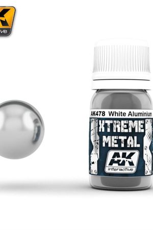 AK 478 30 ml. Beyaz Alüminyum Rengi