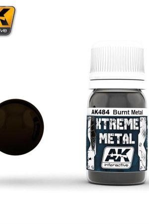 AK 484 30 ml. Yanmış Metal Rengi