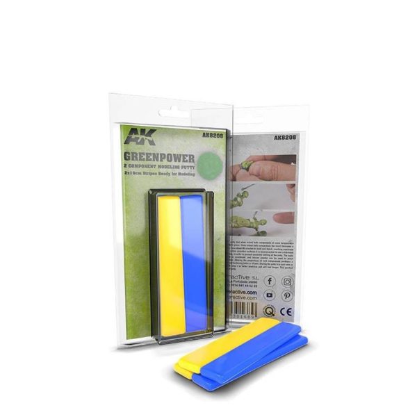 AK 8208 2x10cm. Epoksi Putty ( Modelleme Macunu )