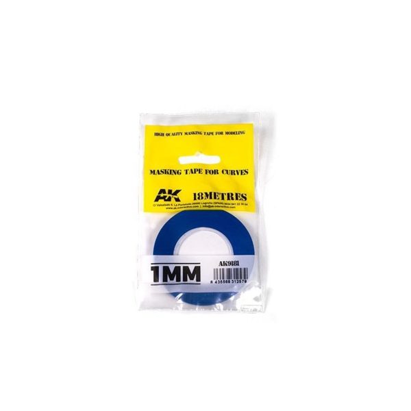 AK 9181 1mm.x18 Metre Flexible Maskeleme Bandı