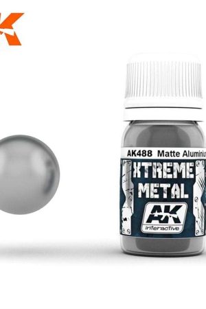 Ak Interactive 488 30 Ml. Xterme Metal Matte Aluminium