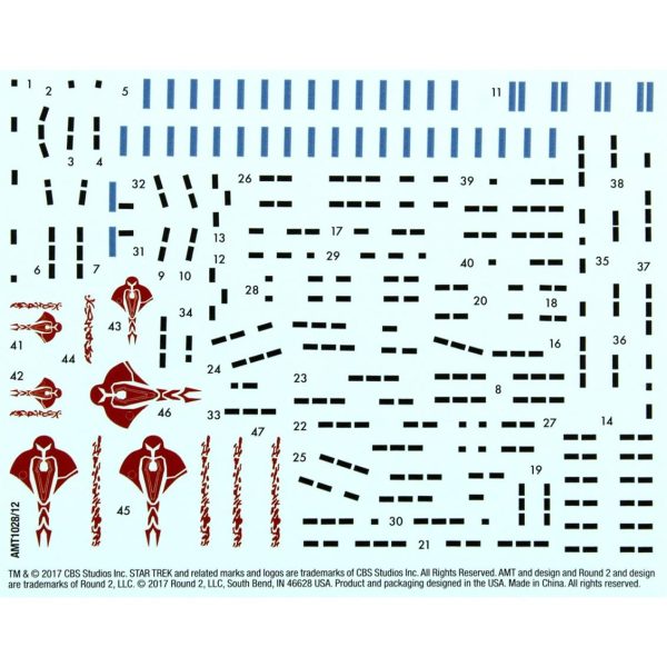 AMT 1028 Star Trek Deep Space Nine Cardassian Galor-Class Uzay Aracı - Görsel 4