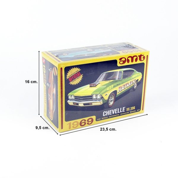 AMT1138 1969 Chevy Chevelle Hardtop - Görsel 5