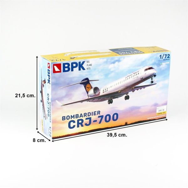 Big Planes Kits 7214 CRJ-700 7214 Lufthansa/Brit Air - Görsel 4