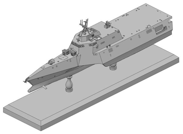 USS Gabrielle Giffords lCS-10 Savaş Gemisi ve NSM Füzeleri Demonte Plastik Maket Seti