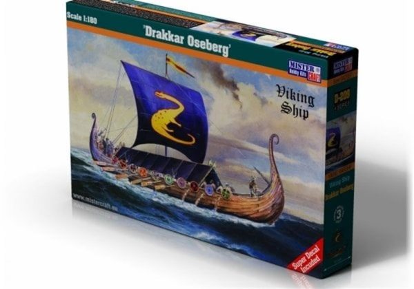 Mistercraft D209 1/180 Drakar Oseberg Viking Gemisi Plastik Model Kiti