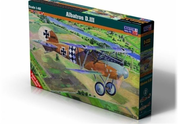 Mistercraft D232 1/48 Albatros D.III Savaş Uçağı Plastik Model Kiti