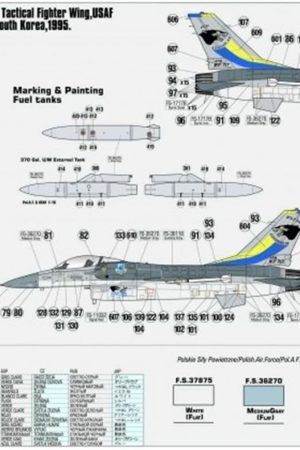Mistercraft D033 1/72 F-16A-15 (Silahçı 85) Savaş Uçağı Plastik Model Kiti