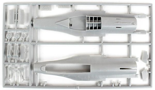Mistercraft D035 1/72 1/72 F-16A (Fırtına Kuşları) Savaş Uçağı Plastik Model Kiti - Görsel 3