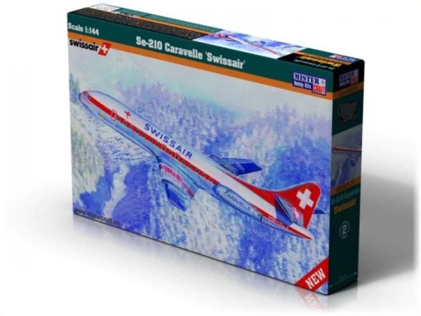 Mistercraft D048 1/144 Se-210 Caravelle Swissair Yolcu Uçağı Plastik Model Kiti