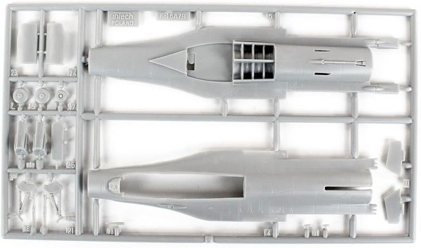 Mistercraft D082 1/72 F-16D-30 (Spadahlem A.B.) Savaş Uçağı Plastik Model Kiti - Görsel 2