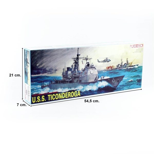 Dragon 1003 1/350 USS Ticonderoga CG-47 Plastik Kiti - Görsel 5