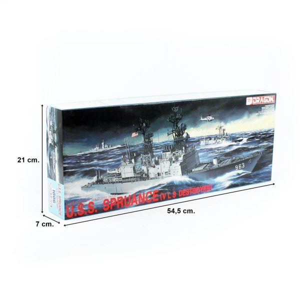 Dragon 1006 1/350 Ölçek, USS Spruance DD-963 Destroyeri Plastik Model Kiti - Görsel 5