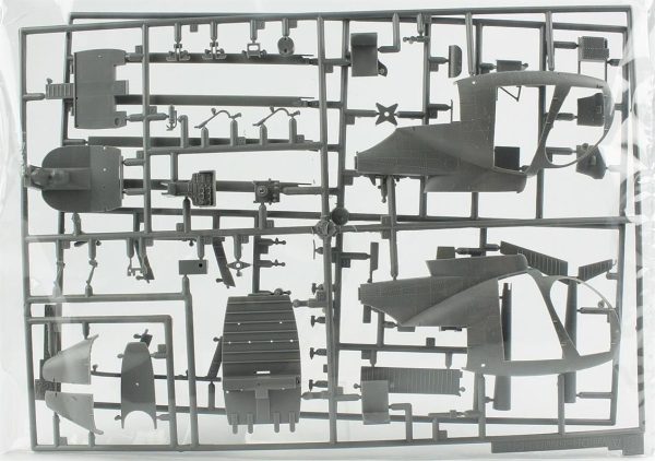 OH-6A Cayuse Mürttebatlı Helikopter Plastik Model Kiti