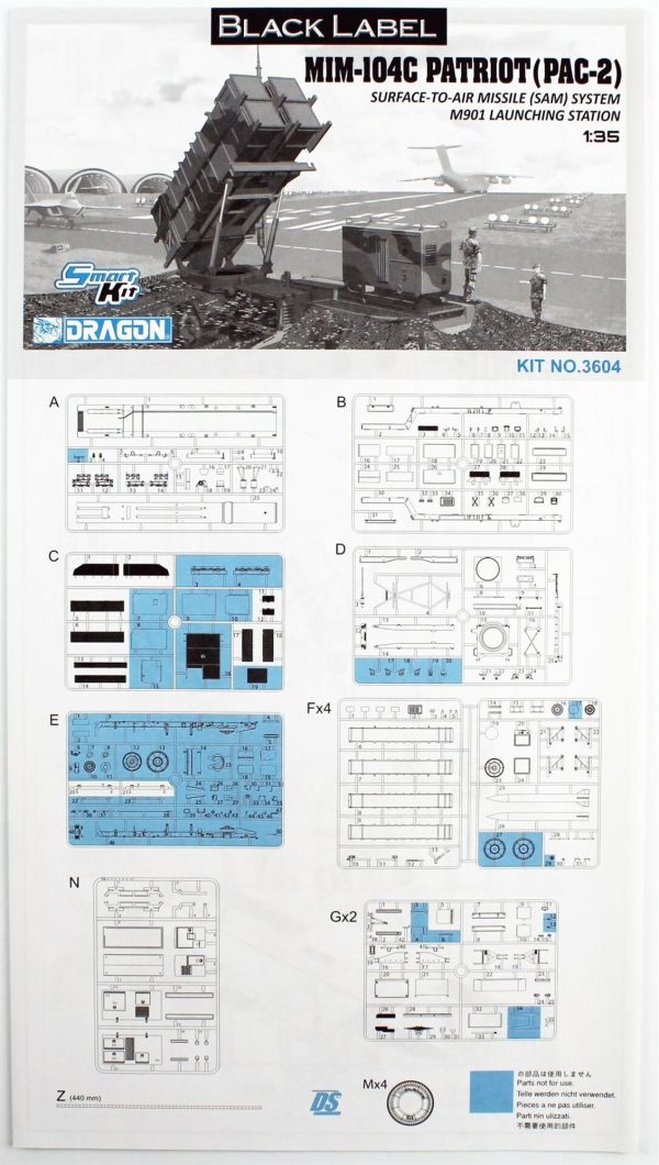 Dragon 3604 1/35 MIM-104C Patriot Füze Sistemi M901 - Görsel 4