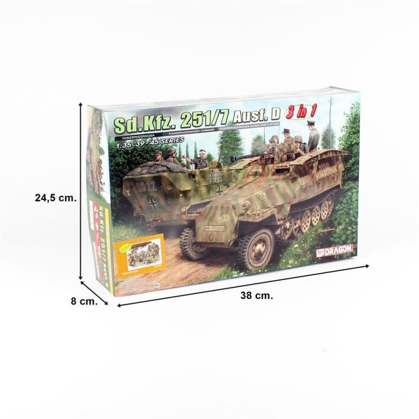 Dragon 6223 Sd.Kfz. 251/7 Ausf. D - Görsel 4
