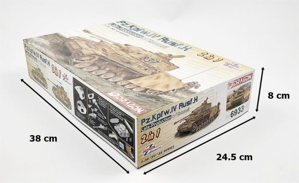 Dragon 6933 Pz.Kpfw.IV Ausf.H Geç Dönem Zimmeritli Tank - Görsel 5