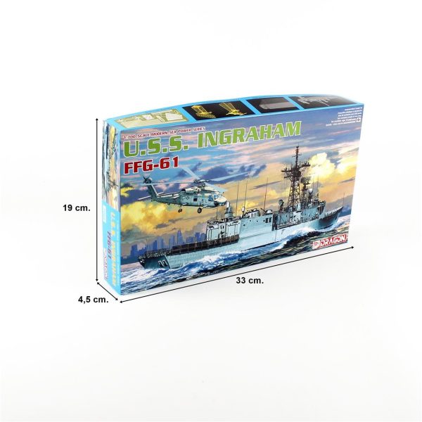 Dragon 7068 1/700 U.S.S. Ingraham FFG-61 - Görsel 5