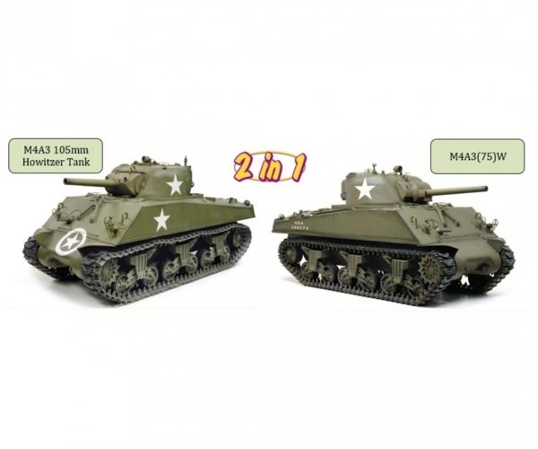 M4A3 105mm Howitzer (with.50-cal machine gun) Tankı Plastik Model Kiti