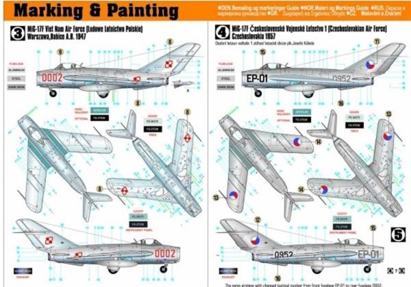 Mistercraft F002 1/48 Mig-17F Fresco - Görsel 3