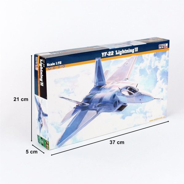 Mistercraft F007 1/72 YF-22 Lightning II Savaş Uçağı  Plastik Model Kiti - Görsel 5