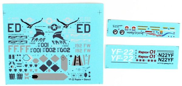 Mistercraft F007 1/72 YF-22 Lightning II Savaş Uçağı  Plastik Model Kiti - Görsel 4