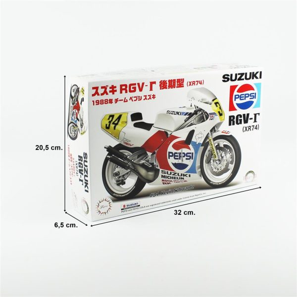 Fujimi Bike-No13 14143 Suzuki RGV-? 1988 Champion - Görsel 5