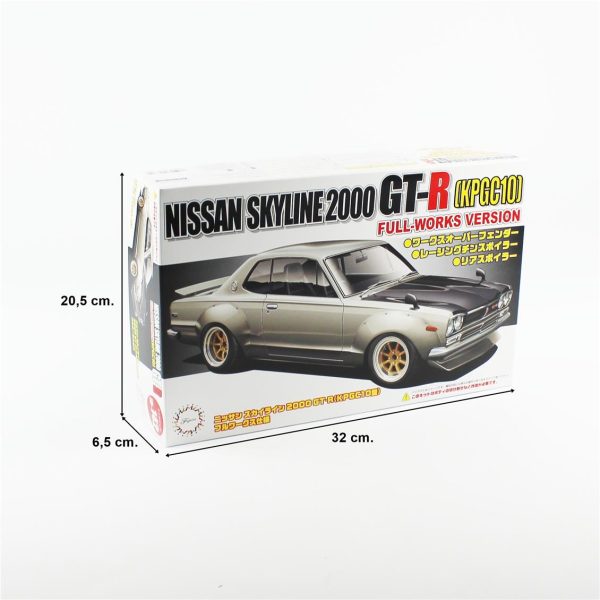 Fujimi ID-142 04670 Nissan Skyline 2000 GT-R - Görsel 5